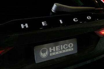 HEICO SPORTIV bogstaver til bag i titanium matt