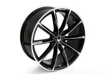 HEICO SPORTIV Fælge/dæk sæt 21" VOLUTION X, Diamond-cut, sort
